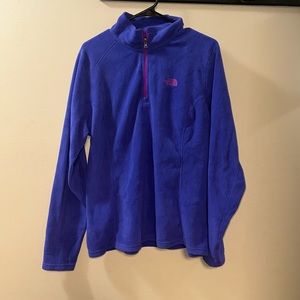 Purple north face fleece